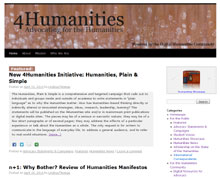 4Humanities home page